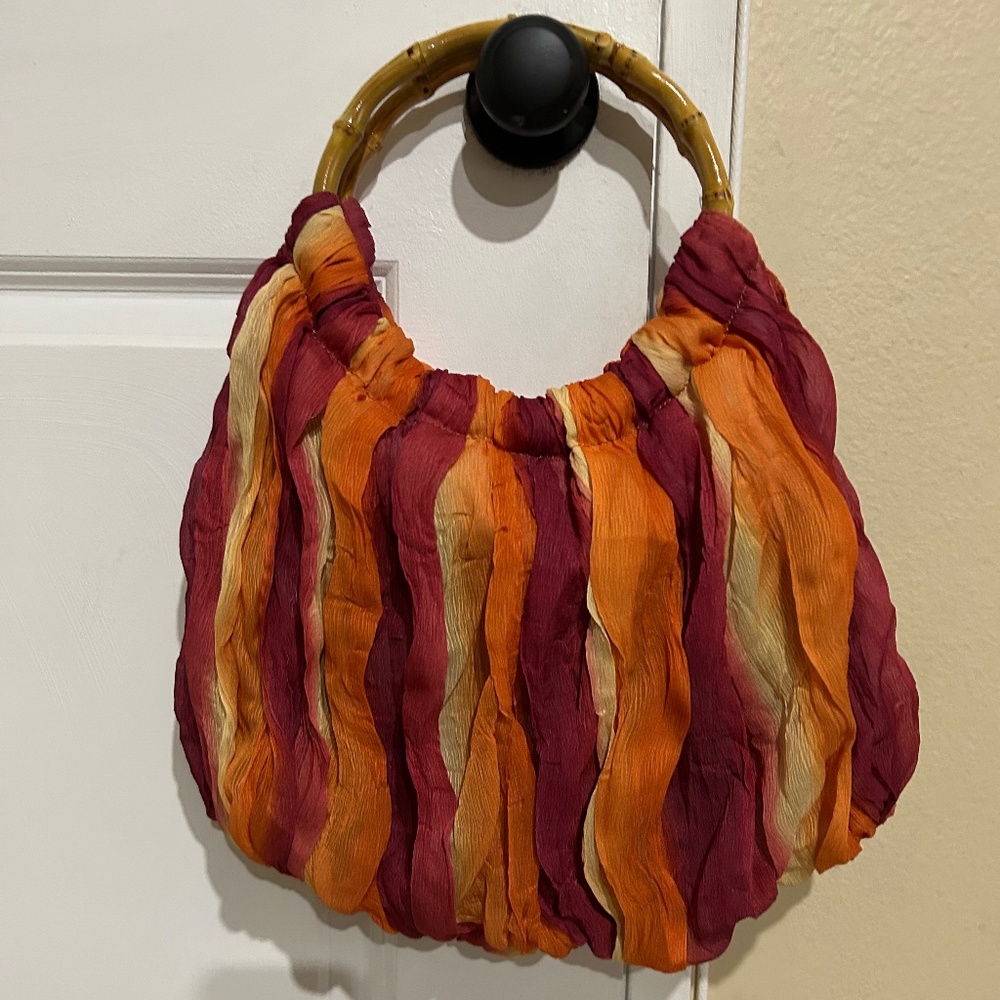 Ermo Wooden Handled Bag